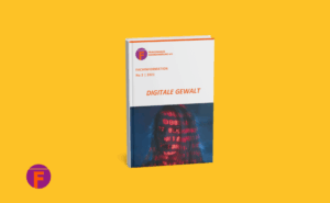 Cover der FHK-Fachinformation Nr. 2/2021 'Digitale Gewalt'.